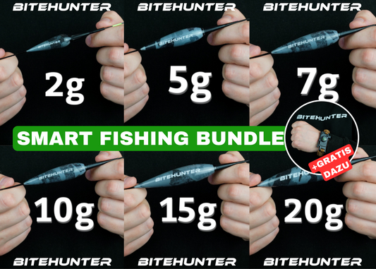 Smart Fishing Bundle - Alle Posen + GRATIS 5 in 1 Survival Armband