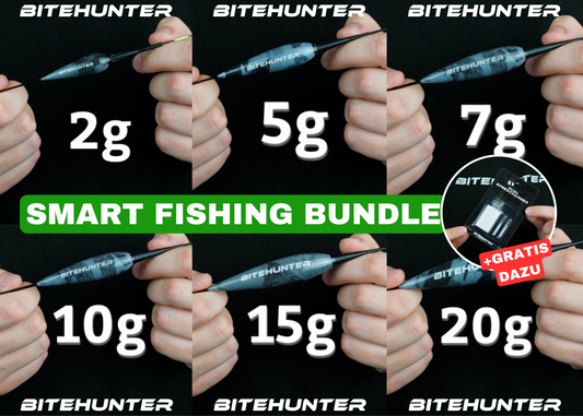 Smart Fishing Bundle - Alle Posen + GRATIS USB Speed Charger (inkl. 2x Akkus)